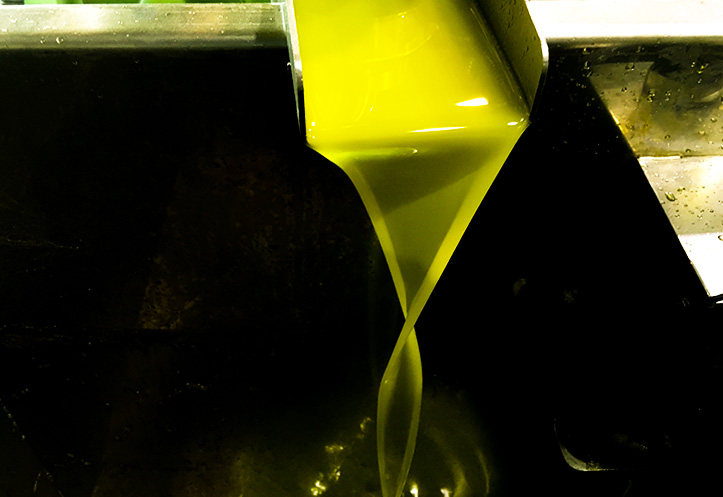 OLI VERD in Perfektion Das perfekte Öl: Ganz frisch aus dem Separator nach schonender Filterung