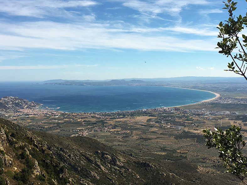 Die Alt Emporda und die Bucht von Rosas